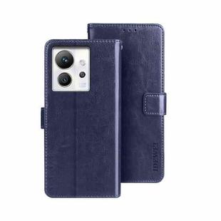 For Infinix Zero Ultra 5G idewei Crazy Horse Texture Leather Phone Case(Dark Blue)