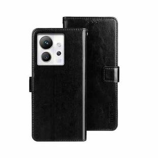 For Infinix Zero Ultra 5G idewei Crazy Horse Texture Leather Phone Case(Black)