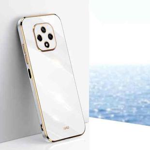 For Huawei nova 9z 5G XINLI Straight Edge 6D Electroplate TPU Phone Case(White)