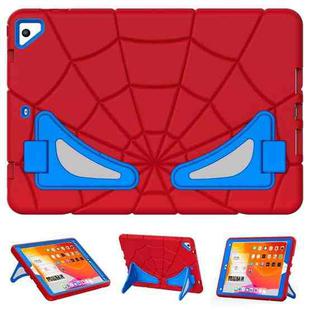 For iPad 9.7 2018 / 2017 / Air 2 Silicone + PC Shockproof Protective Tablet Case(Red+Blue)