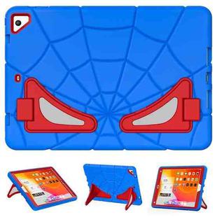 For iPad 9.7 2018 / 2017 / Air 2 Silicone + PC Shockproof Protective Tablet Case(Blue+Red)