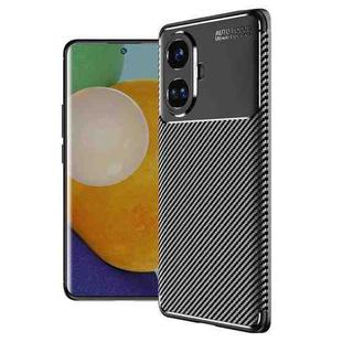 For Realme 10 Pro+ Carbon Fiber Texture Shockproof TPU Phone Case(Black)