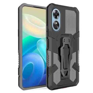 For OPPO A17 Armor Warrior Shockproof PC + TPU Phone Case(Grey)