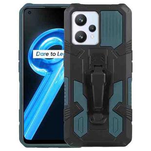 For Realme 9 Armor Warrior Shockproof PC + TPU Phone Case(Army Green)