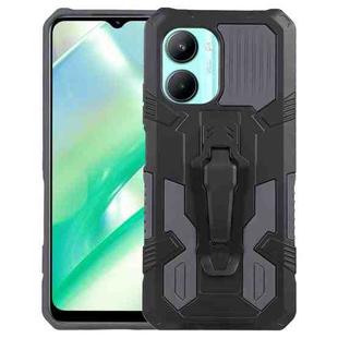For Realme C33 4G Armor Warrior Shockproof PC + TPU Phone Case(Grey)