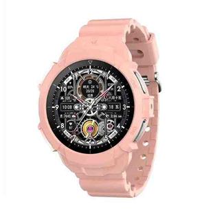 For Samsung Galaxy Watch5 Pro 45mm Solid Color Silicone Watch Band(Pink)