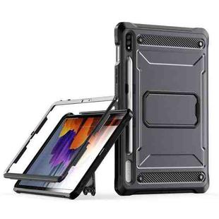 For Samsung Galaxy Tab S7/S8 Explorer PC + TPU Tablet Protective Case with Pen Slot(Grey)