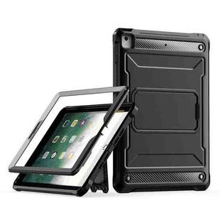 For iPad 9.7 2017/2018 Explorer PC + TPU Tablet Protective Case(Black)