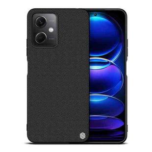 For Xiaomi Redmi Note 12 China NILLKIN Shockproof TPU + PC Textured Phone Case(Black)