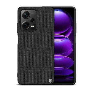 For Xiaomi Redmi Note 12 Pro+ China NILLKIN Shockproof TPU + PC Textured Phone Case(Black)
