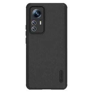 For Xiaomi 12T Pro NILLKIN Frosted Shield Pro PC + TPU Phone Case(Black)