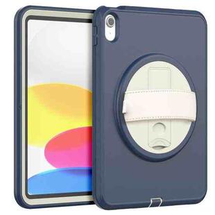 For iPad 10th Gen 10.9 2022 Shockproof TPU + PC Tablet Case(Cream+Navy Blue)