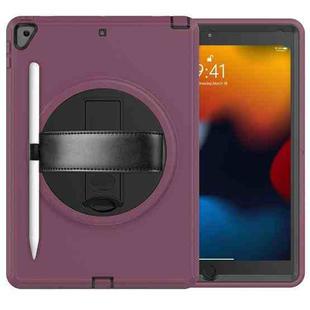 For iPad 10.2 2021/2020/2019 / Pro 10.5 / Air 10.5 2018/2019 Shockproof TPU + PC Tablet Case(Black+Rose Red)