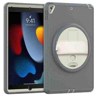 For iPad 10.2 2021/2020/2019 / Pro 10.5 / Air 10.5 2018/2019 Shockproof TPU + PC Tablet Case(Cream+Grey)