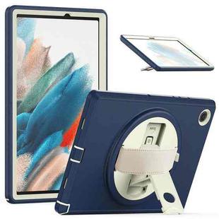 For Samsung Galaxy Tab A8 10.5 2022 Shockproof TPU + PC Tablet Case(Cream+Navy Blue)