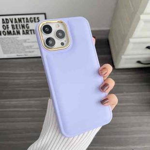 For iPhone 14 Pro Max Plating TPU Bread Bubble Phone Case(Purple)