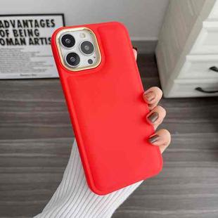 For iPhone 14 Plus Plating TPU Bread Bubble Phone Case(Red)