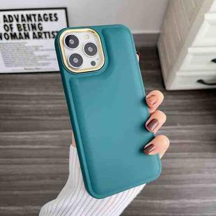 For iPhone 12 Pro Plating TPU Bread Bubble Phone Case(Dark Green)