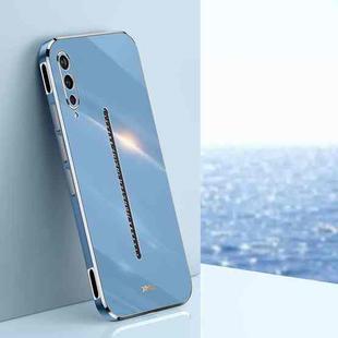 For vivo iQOO Pro XINLI Straight 6D Plating Gold Edge TPU Phone Case(Celestial Blue)