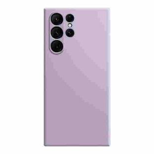 For Samsung Galaxy S23 Ultra 5G Imitation Liquid Silicone Phone Case(Purple)
