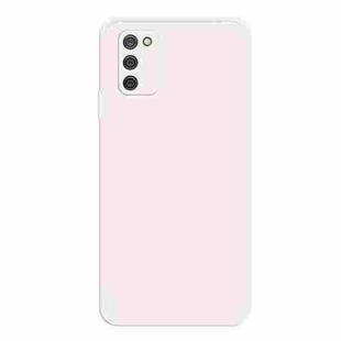 For Samsung Galaxy A02s EU Version Imitation Liquid Silicone Phone Case(White)