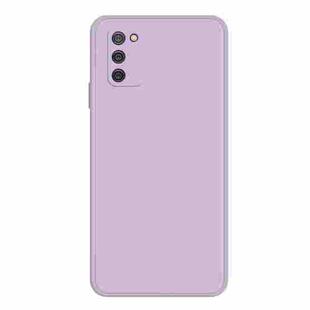 For Samsung Galaxy A02s EU Version Imitation Liquid Silicone Phone Case(Purple)