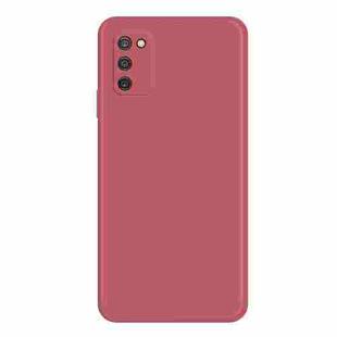 For Samsung Galaxy A03s EU Version Imitation Liquid Silicone Phone Case(Red)