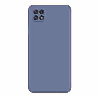 For Samsung Galaxy A22 5G Imitation Liquid Silicone Phone Case(Grey)