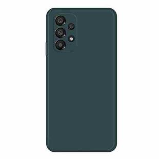 For Samsung Galaxy A33 5G Imitation Liquid Silicone Phone Case(Dark Green)
