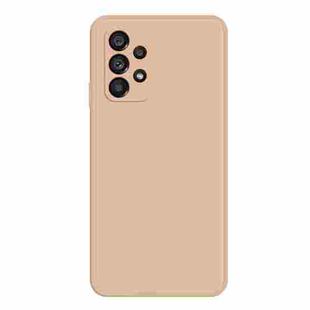 For Samsung Galaxy A53 5G Imitation Liquid Silicone Phone Case(Apricot)