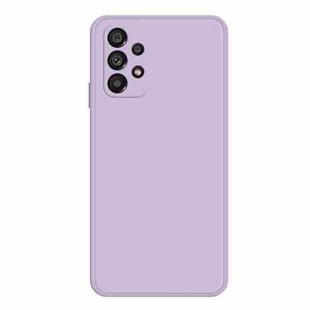 For Samsung Galaxy A73 5G Imitation Liquid Silicone Phone Case(Purple)