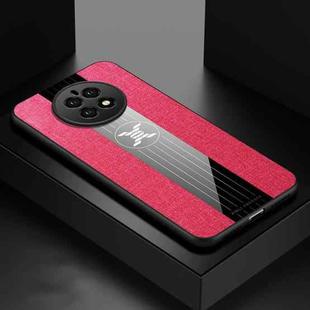 For Huawei Mate 50 XINLI Stitching Cloth Textue Shockproof TPU Phone Case(Red)