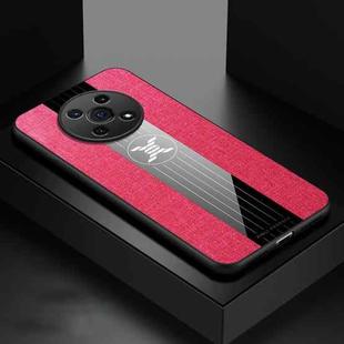 For Honor X30 XINLI Stitching Cloth Textue Shockproof TPU Phone Case(Red)