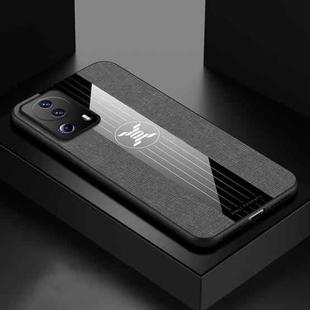 For Xiaomi Civi 2 XINLI Stitching Cloth Textue Shockproof TPU Phone Case(Grey)