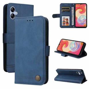For Samsung Galaxy A04e Skin Feel Life Tree Metal Button Leather Phone Case(Blue)