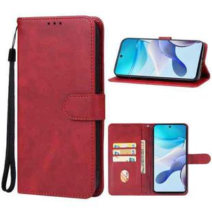 For Motorola Moto G53 Leather Phone Case(Red)