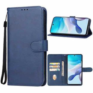 For Motorola Moto G53 Leather Phone Case(Blue)