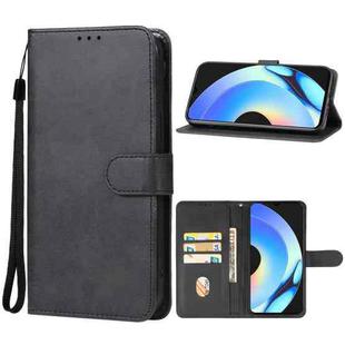 For Realme 10s Leather Phone Case(Black)