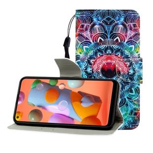 For Huawei Nova 5 Colored Drawing Horizontal Flip Leather Case with Holder & Card Slot & Wallet(Mandala)