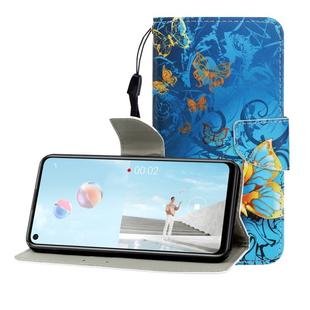 For Huawei Nova 7 SE Colored Drawing Horizontal Flip Leather Case with Holder & Card Slot & Wallet(Jade Butterfly)