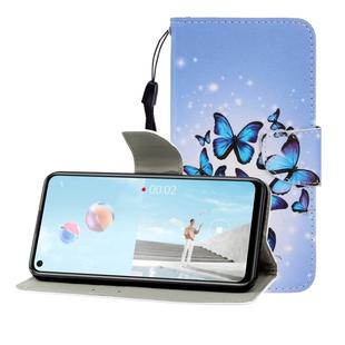 For Huawei Nova 7 SE Colored Drawing Horizontal Flip Leather Case with Holder & Card Slot & Wallet(Many Butterflies)