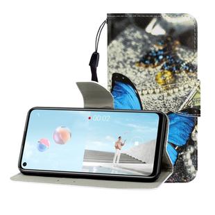 For Huawei Nova 7 SE Colored Drawing Horizontal Flip Leather Case with Holder & Card Slot & Wallet(A Butterfly)