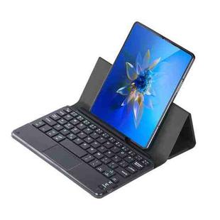 For Huawei Mate X2 GKK Magnetic Folding Bluetooth Keyboard Leather Case with Touchpad(Black)