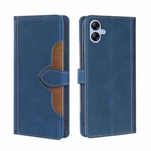 For Samsung Galaxy A04e 4G Skin Feel Magnetic Buckle Leather Phone Case(Blue)