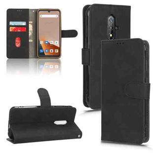 For Blackview BV5200 Skin Feel Magnetic Flip Leather Phone Case(Black)