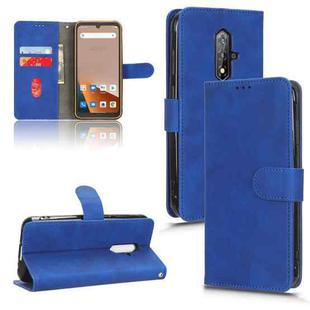 For Blackview BV5200 Skin Feel Magnetic Flip Leather Phone Case(Blue)