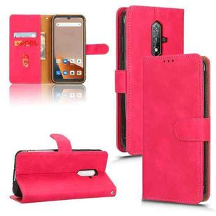 For Blackview BV5200 Skin Feel Magnetic Flip Leather Phone Case(Rose Red)