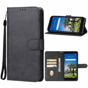 For AT&T Calypso 3 U328AA Leather Phone Case(Black)