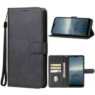 For Vodafone Smart V22 Leather Phone Case(Black)