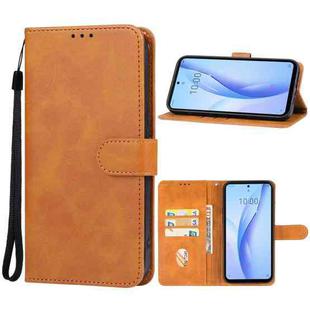 For ZTE Libero 5G III Leather Phone Case(Brown)